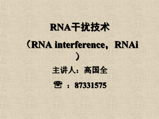 rna干涉的应用 什么是rna干涉技术-图2